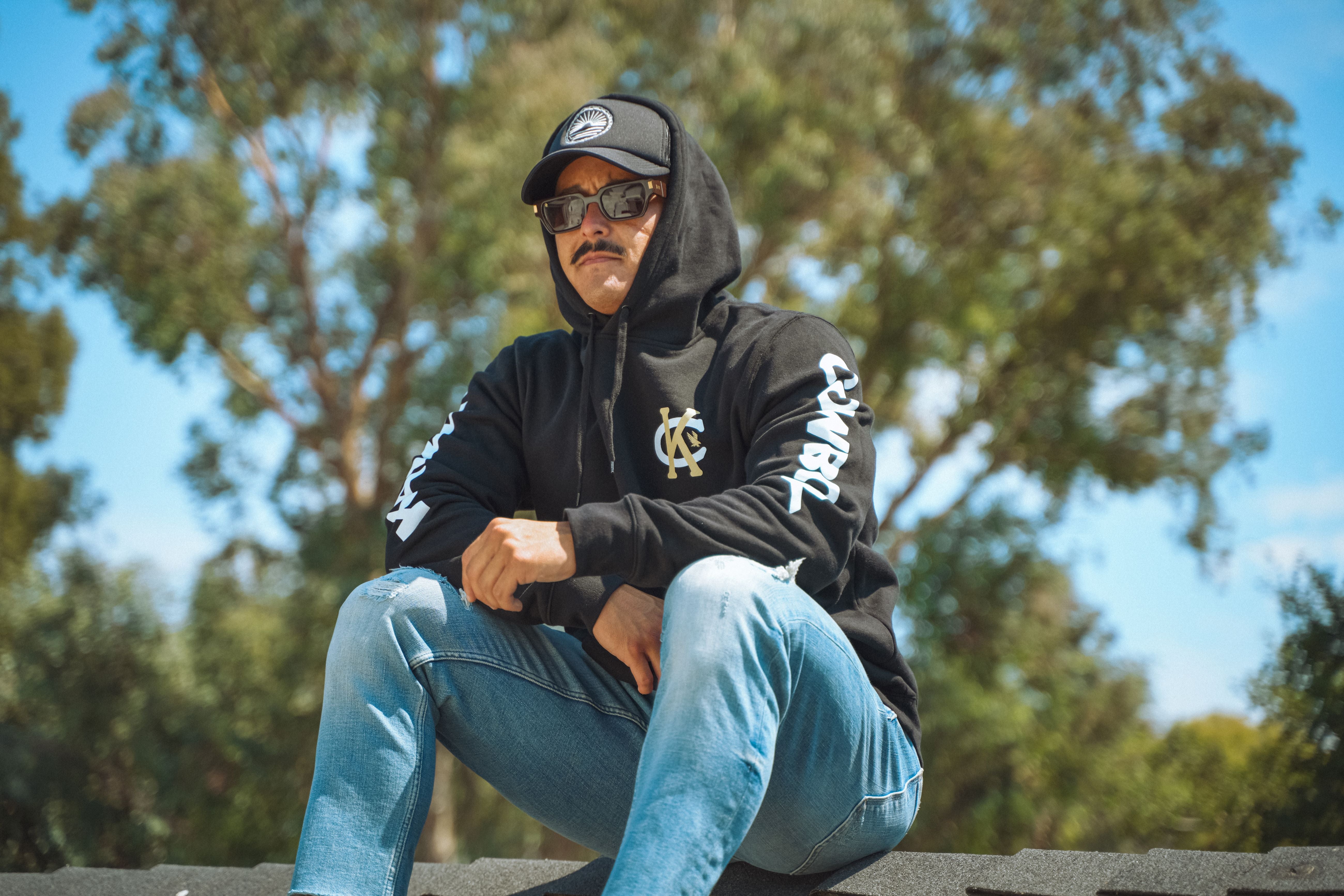 Kaizen Panther Hoodie BLACK